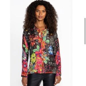 Johnny Was - audrey oversized blouse - starry night